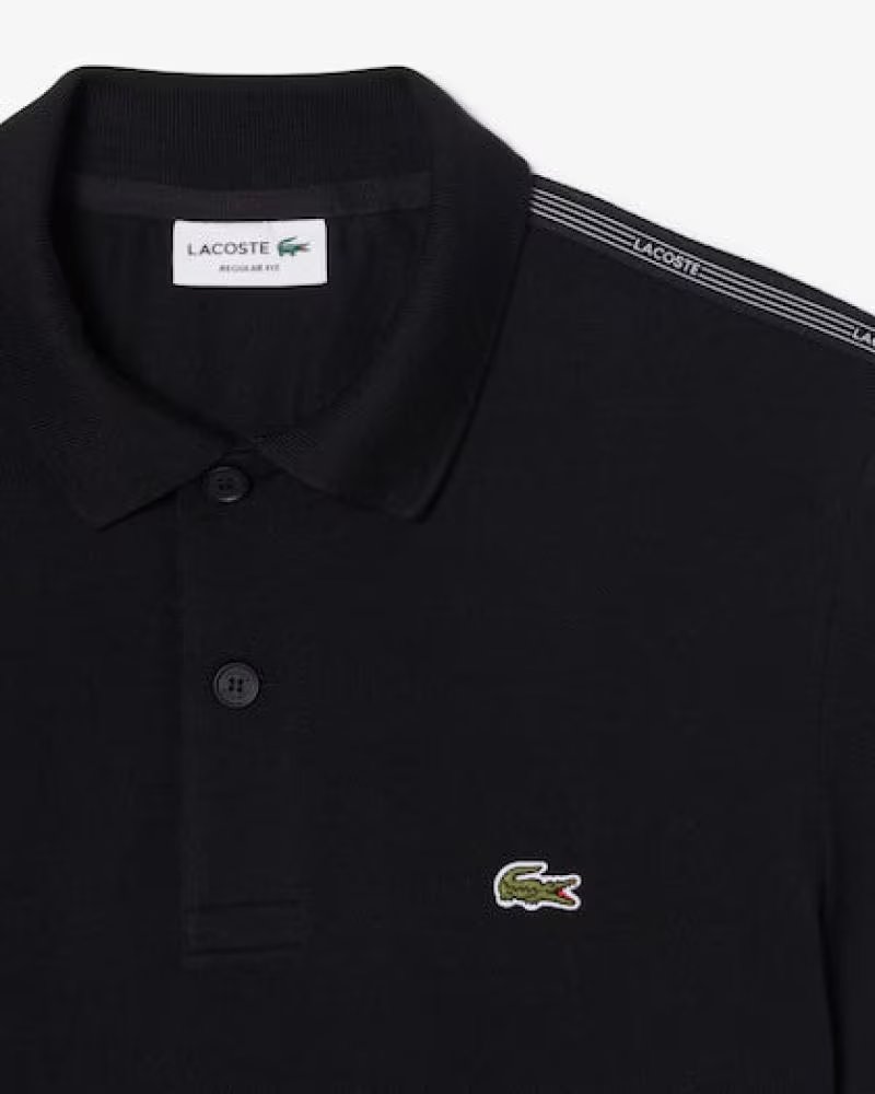 LACOSTE POLO DE MANGA CORTA 077-53130707927379 EN PARA HOMBRE NEGRO