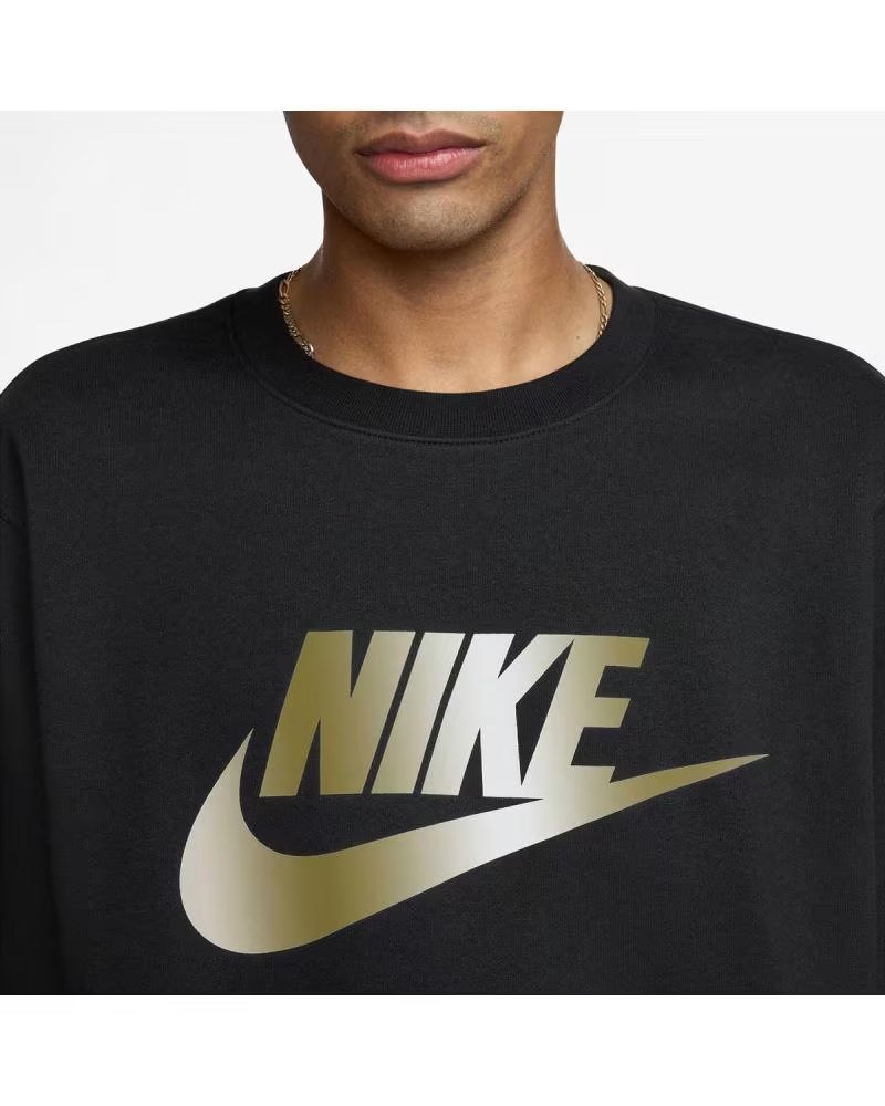 NIKE Sudadera 077-52417761345875 en negro para hombre NEGRO