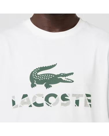 LACOSTE TH5509 KURZARM-T-SHIRT FÜR HERREN BLANCO