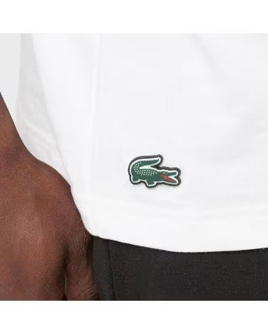 LACOSTE TH5509 KURZARM-T-SHIRT FÜR HERREN BLANCO