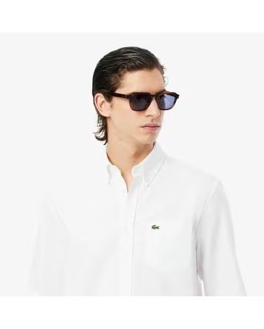 LACOSTE CAMICIA OXFORD REGULAR CH1911 BLANCO