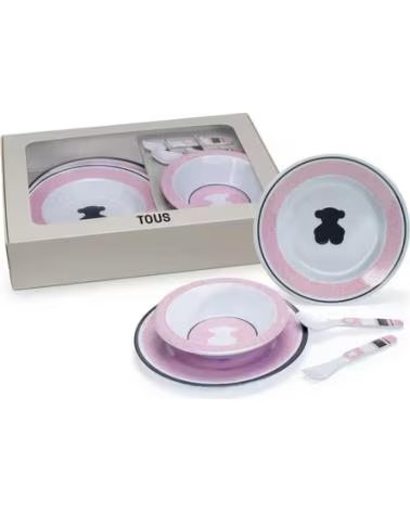 TOUS PARA COMER EN COLOR PARA BEBE ROSA