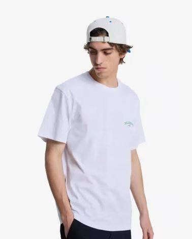 QUICKSILVER CAMISETA DE MANGA CORTA QUIKSILVER TAP IN EN BLANCO PARA HOMBRE VERDE