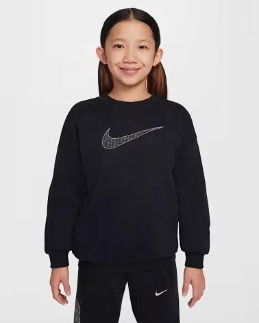 NIKE HM6527-010 SWEATSHIRT FOR GIRLS NEGRO