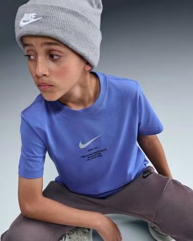 NIKE CAMISETA MANGA CORTA NIÑO IH5202 AZUL