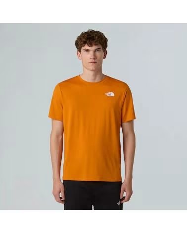 THE NORTH FACE CAMISETA DE MANGA CORTA 077-53441805582675 EN PARA HOMBRE NARANJA