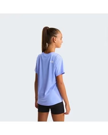 THE NORTH FACE CAMISETA DE MANGA CORTA 077-53317895913811 EN AZUL PARA NINAS CELESTE