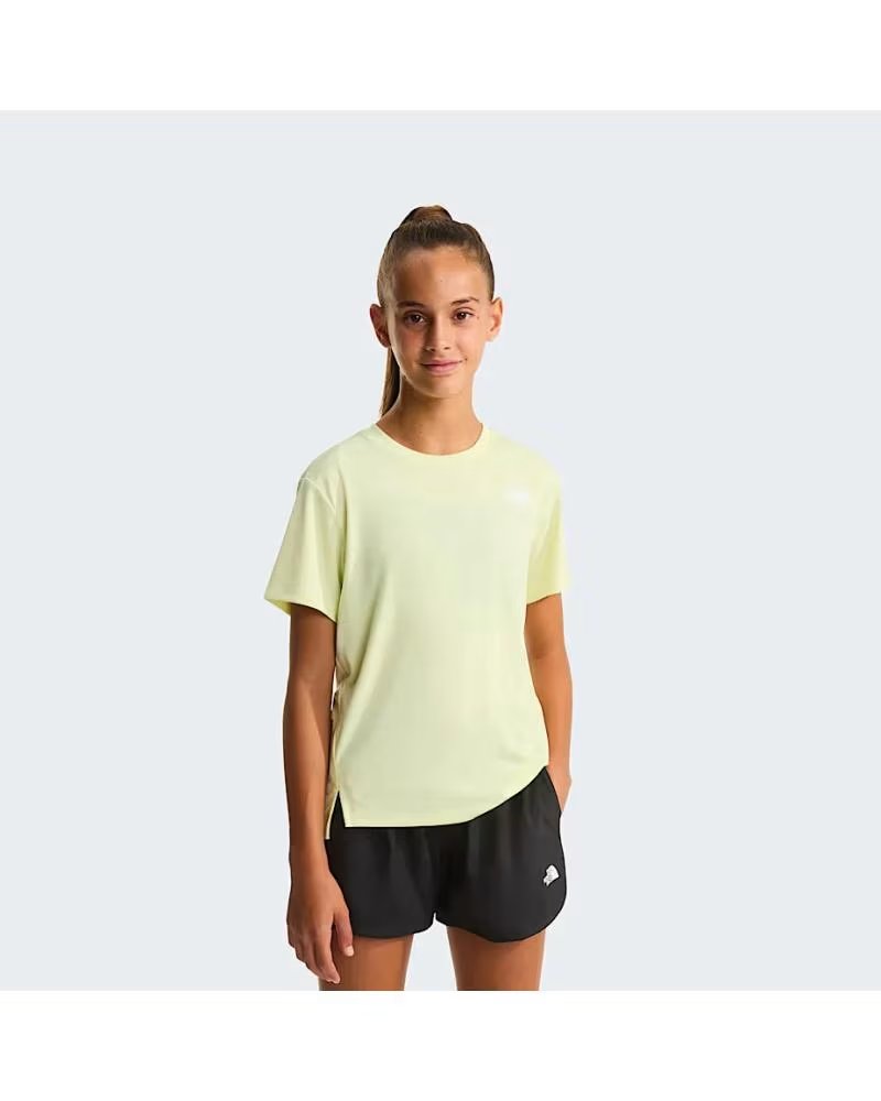 THE NORTH FACE CAMISETA DE MANGA CORTA 077-53317862293843 EN AMARILLO PARA NINAS LIMA