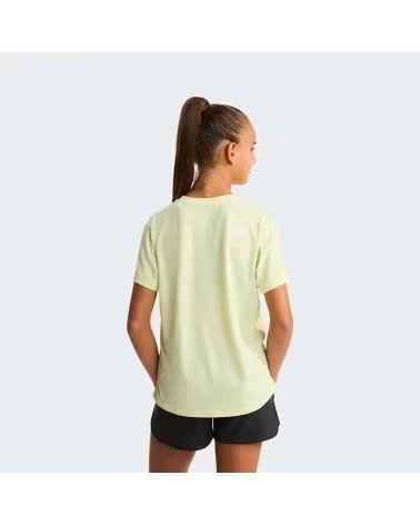 THE NORTH FACE CAMISETA DE MANGA CORTA 077-53317862293843 EN AMARILLO PARA NINAS LIMA