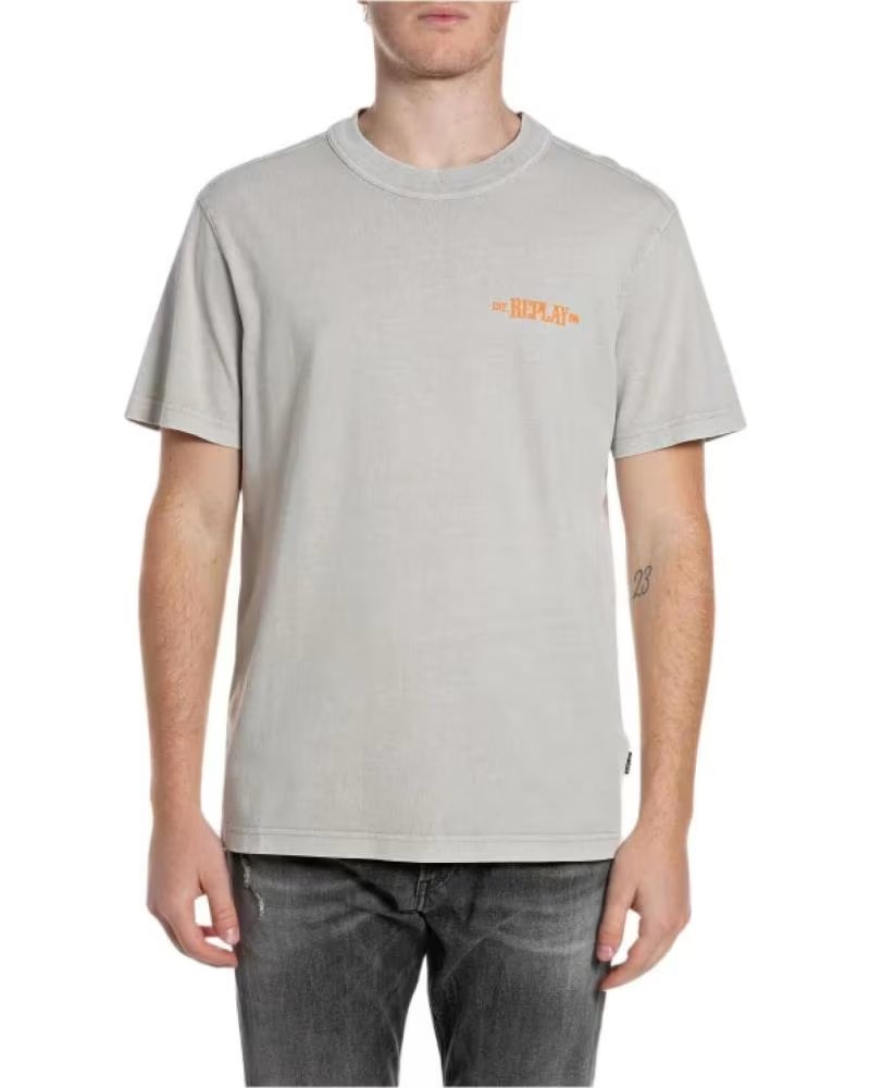 REPLAY T-SHIRT M3398 BEIGE CHIARO UOMO BEIG CLARO