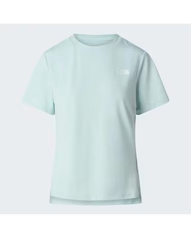 THE NORTH FACE CAMISETA DE MANGA CORTA W SUNRISER SS OPAL FROST EN VERDE PARA MUJER LIGHT BLUE