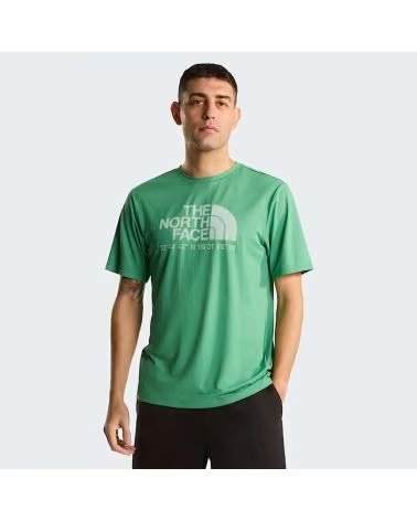 THE NORTH FACE CAMISETA DE MANGA CORTA M 24-7 S-S TEE LOGO GRAPHIC REG DIMMED ALGAE EN VERDE PARA UNISEX MEDIUM GREEN