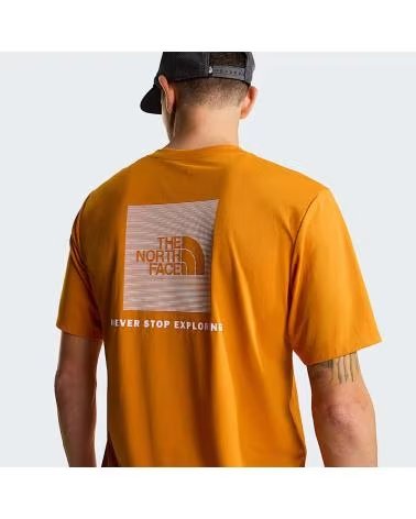 THE NORTH FACE CAMISETA DE MANGA CORTA NF0A895MG5I1 EN NARANJA PARA UNISEX MEDIUM ORANGE