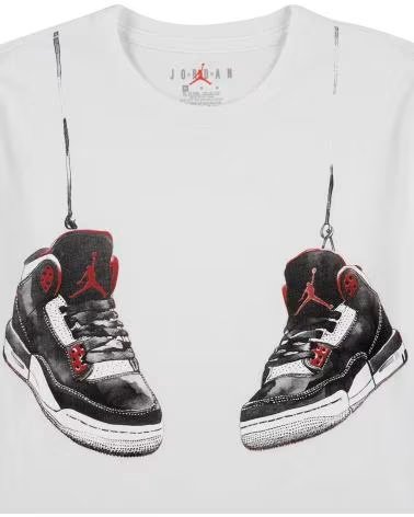 JORDAN CAMISETA AIR KIDS 95F483-001 BLANCO