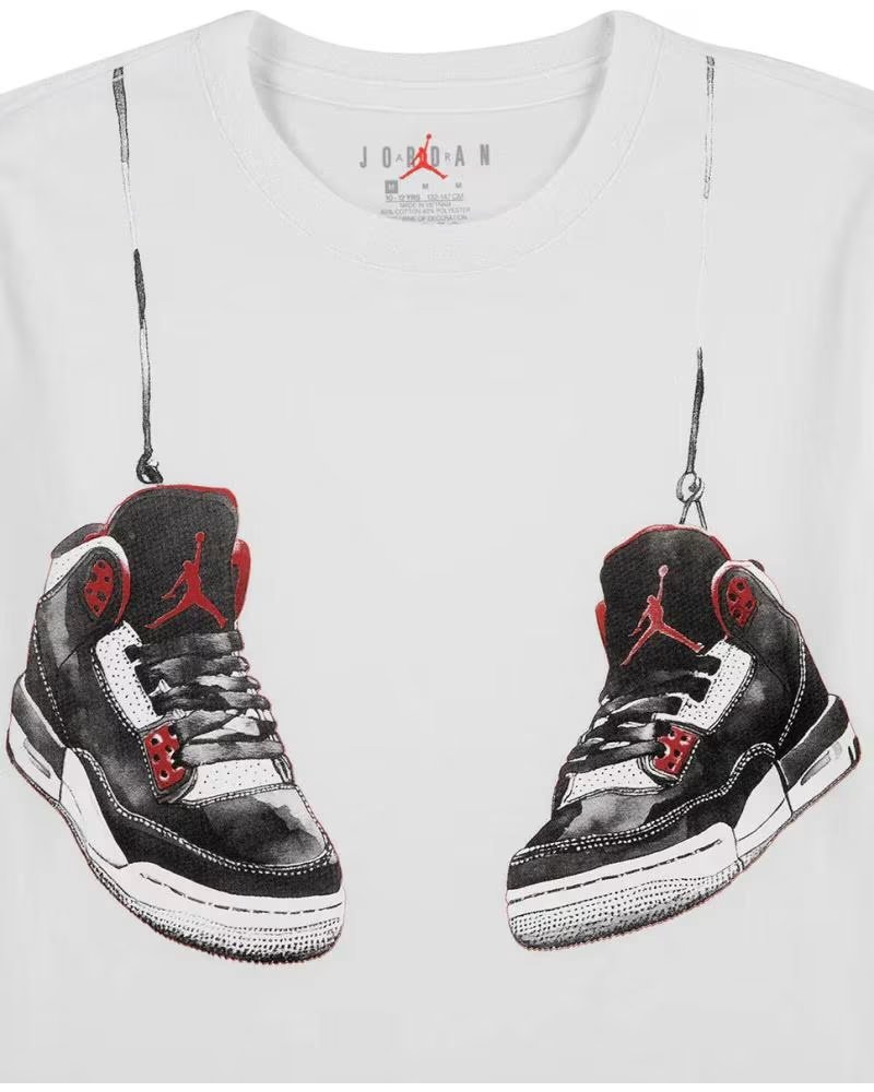 JORDAN CAMISETA AIR KIDS 95F483-001 BLANCO