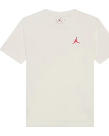 JORDAN Camiseta De Manga Corta 95D266-782 en blanco para ninos unisex SAIL