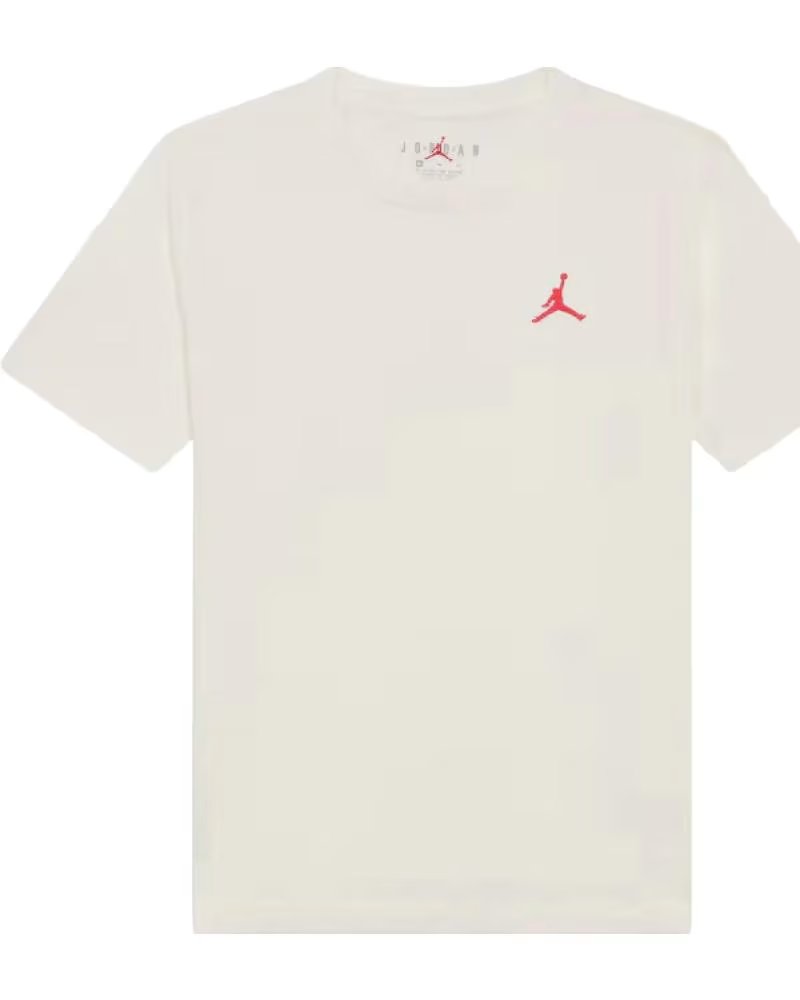 JORDAN Camiseta De Manga Corta 95D266-782 en blanco para ninos unisex SAIL