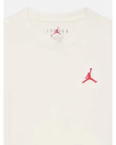 JORDAN Camiseta De Manga Corta 95D266-782 en blanco para ninos unisex SAIL