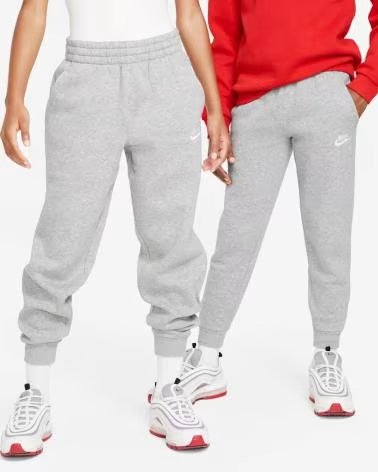 NIKE PANTALONI JUNIOR FD3008-066 GRIGIO GRIS