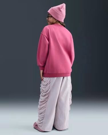 NIKE MOLETOM PARA MENINAS MODELO FZ9244 ROSA ESCURO OSCURO