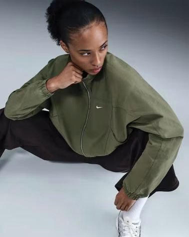 NIKE GIACCA SPORTIVA DA DONNA VERDE