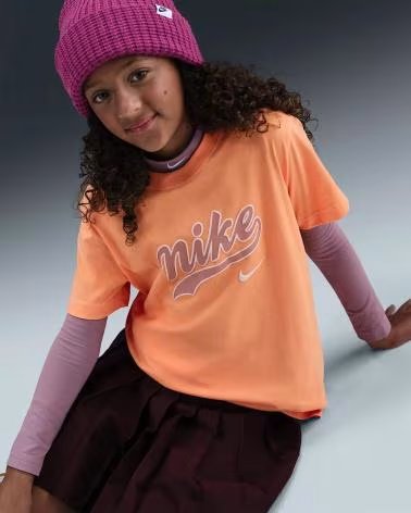 NIKE IH4309 T-SHIRT FÜR KINDER NARANJA