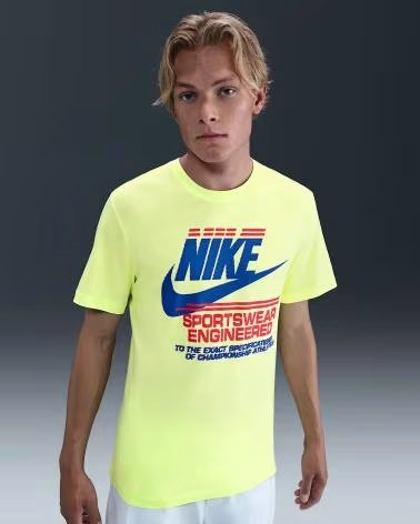 NIKE CAMISETA MANGA CORTA HOMBRE HQ9157 AMARILLO