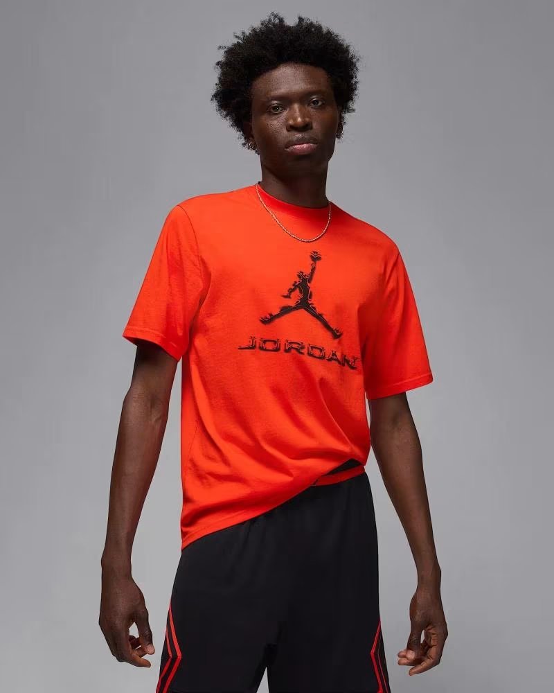 JORDAN T-SHIRT HQ9091 ORANGE NARANJA