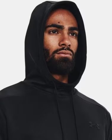UNDER ARMOUR FELPA CON CAPPUCCIO 1373353 NERO NEGRO