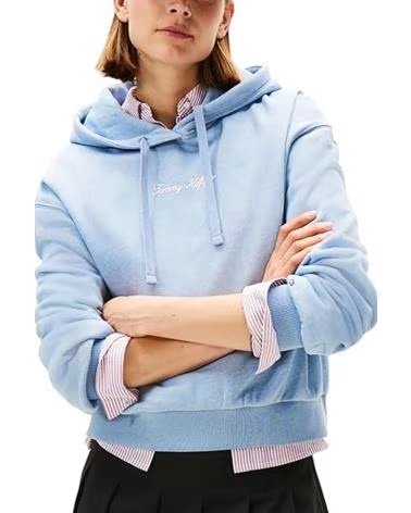 TOMMY HILFIGER SUDADERA CON CAPUCHA CLASSIC SCRIPT 0ZR-AZUL 0ZR