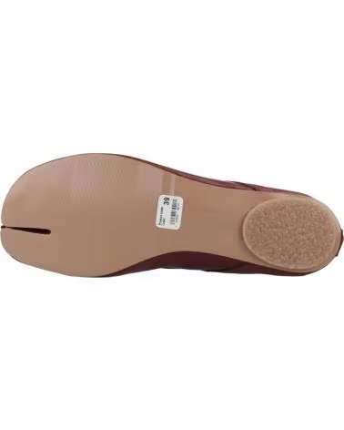 VENEZIANAS SCARPE ORIGINALI SABRINAS MODELO TABI PELE BORDEAUX BURDEOS