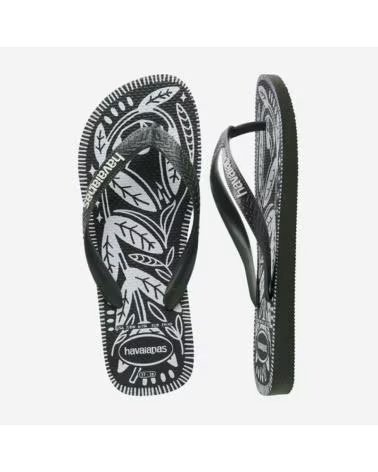 HAVAIANAS CHANCLAS HAVAIANAS MODELO 4150744H CON ESTAMPADO BOTÁNICO 4896VERDE