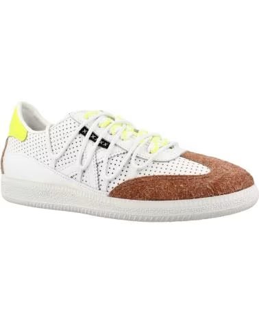 MUNICH BASKETS 8297001M BLANCHES AVEC DÉTAILS EN CUIR SUÉDÉ BLANCO