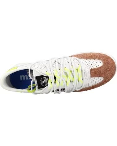 MUNICH BASKETS 8297001M BLANCHES AVEC DÉTAILS EN CUIR SUÉDÉ BLANCO