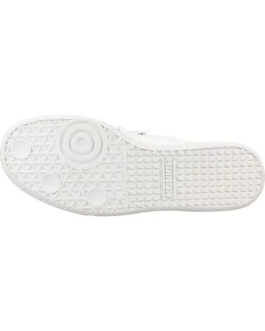 MUNICH BASKETS 8297001M BLANCHES AVEC DÉTAILS EN CUIR SUÉDÉ BLANCO