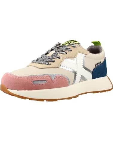 MUNICH ZAPATILLAS 8907092 EN MULTICOLOR PARA MUJER BEIGE-ROSA-AZUL
