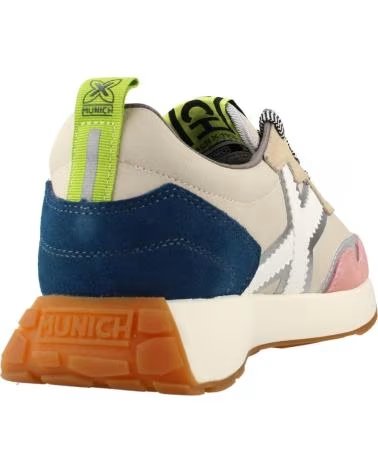 MUNICH ZAPATILLAS 8907092 EN MULTICOLOR PARA MUJER BEIGE-ROSA-AZUL