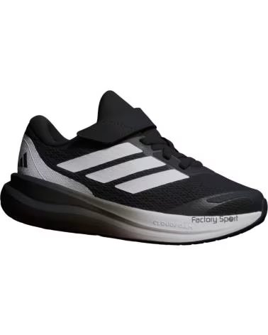 ADIDAS RUNFALCON 6 EL C JR VELCRO - SNEAKERS PER BAMBINI NERE E BIANCHE NEGRO-BLANCO