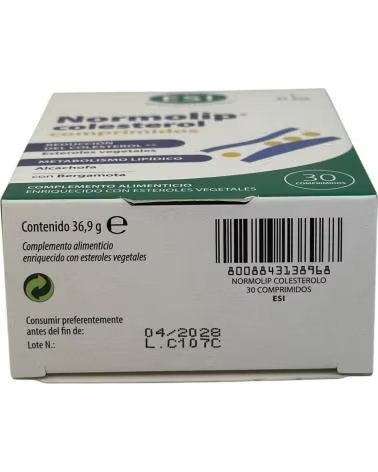 ESI NORMOLIP COLESTEROL AYUDA COLESTEROL 30 COMPRIMIDOS DE