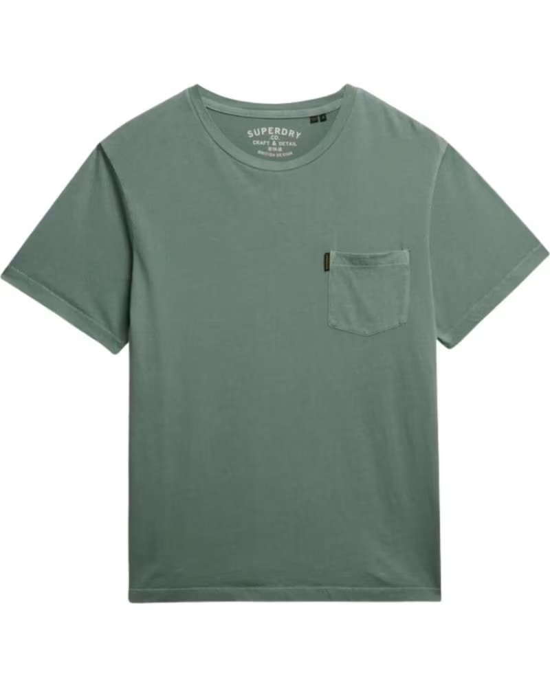 SUPERDRY CAMISETA MANGA CORTA HOMBRE EN COLOR VERDE