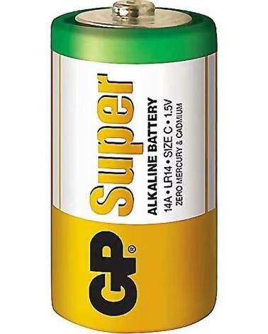 GP SUPER ALKALINE BATTERIEN GRÖSSE C 15V MULTICOLOR