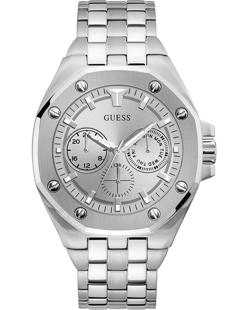 GUESS RELOJ GUESS GW0278G1 MULTIFUNCIÓN PLATEADO