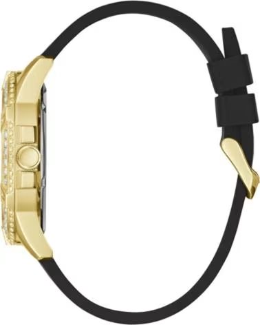 GUESS RELOJ GUESS GW0379G2 CON CRISTALES Y CORREA DE SILICONA NEGRO