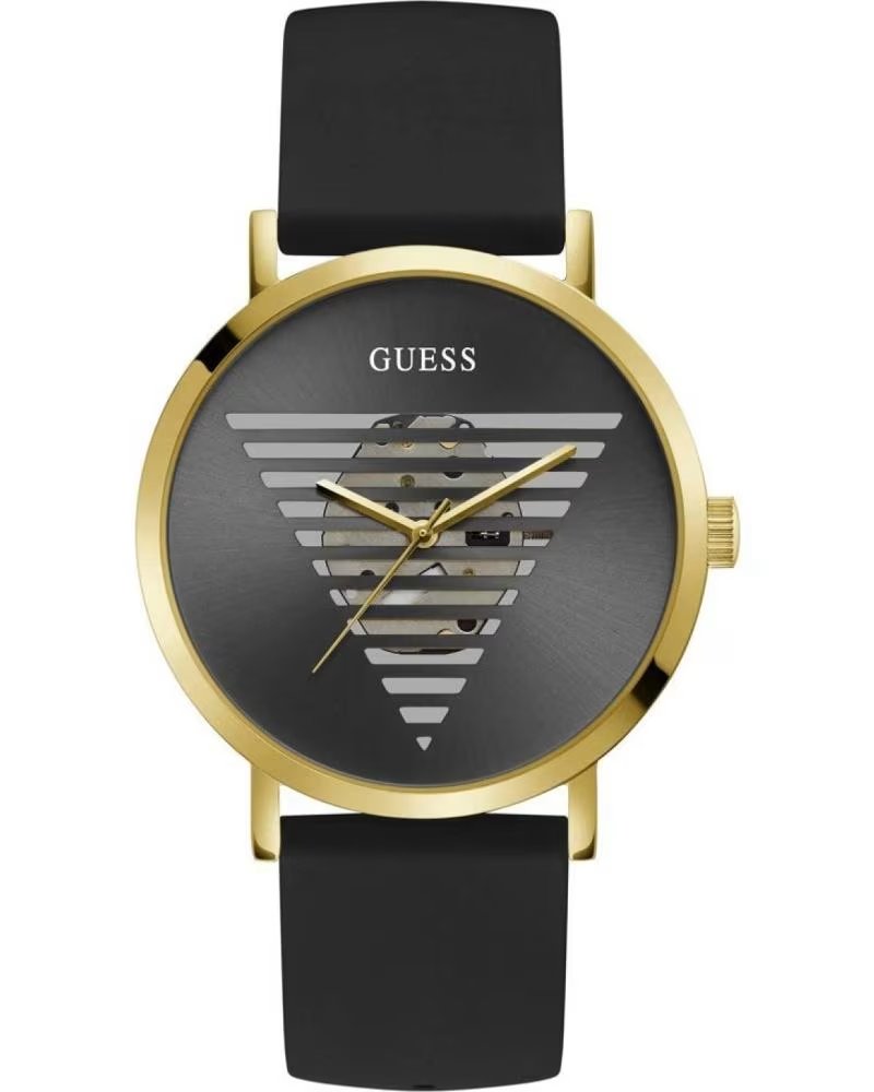 GUESS RELOJ GW0503G1 CON CORREA DE SILICONA NEGRO