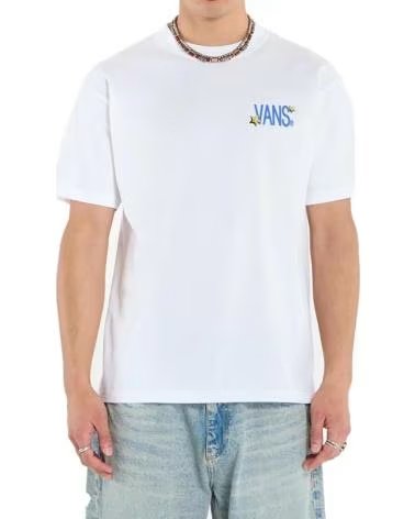 VANS OFF THE WALL CAMISETA VANS CHAOS SS WHITE