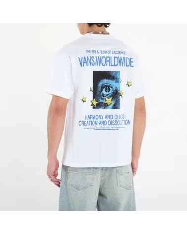 VANS OFF THE WALL CAMISETA VANS CHAOS SS WHITE