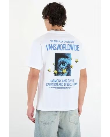 VANS OFF THE WALL CAMISETA VANS CHAOS SS WHITE