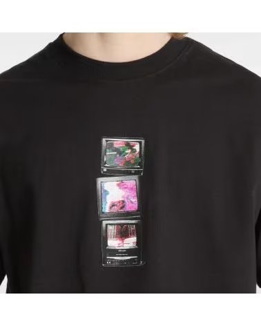 VANS OFF THE WALL CAMISETA VANS VEE TV SS BLACK