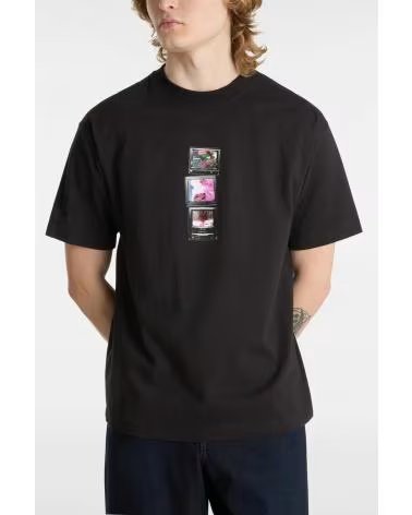 VANS OFF THE WALL CAMISETA VANS VEE TV SS BLACK