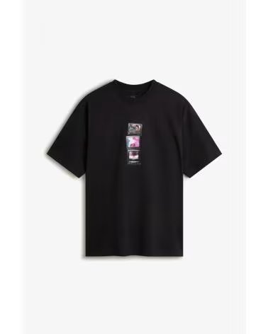 VANS OFF THE WALL CAMISETA VANS VEE TV SS BLACK